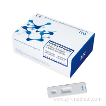One-step blood type test kit h.pylori test kits